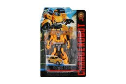 Transformer auto/robot/dinosaurus/drak plast 11cm 3 barvy na kartě