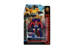 Transformer auto/robot/dinosaurus/drak plast 11cm 3 barvy na kartě