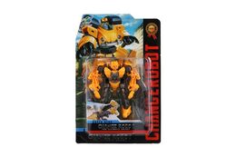 Transformer auto/robot/dinosaurus/drak plast 11cm 3 barvy na kartě