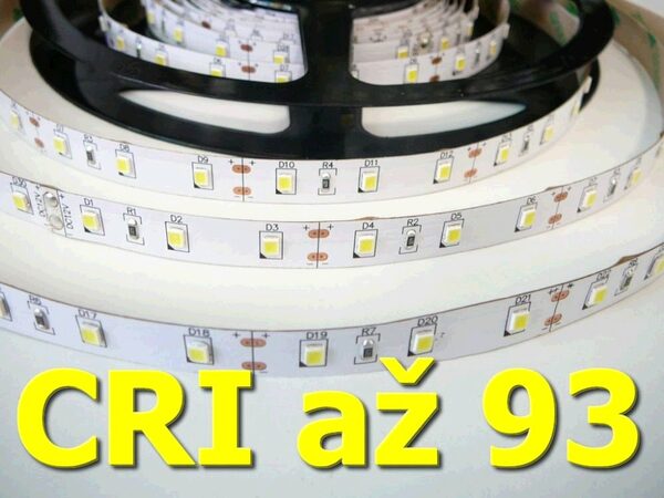 LED pásek TLE SMD 2835 60LED/m, 5m, teplá bílá, IP20, 12V,  CRI 90