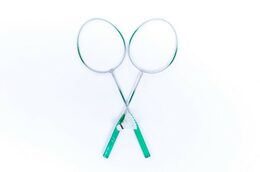 Badminton sada kov 64cm asst 3 barvy v síťce