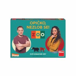 Opičko, nezlob se! + Procházka po ZOO 2v1 rodinná společenská hra CZ verze v krabici 34x23x3,5cm