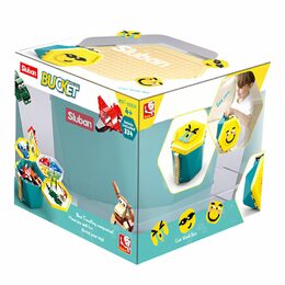 Sluban Bucket Bricks M38-B0829 Kbelík s kostkami zelený - poškozený obal