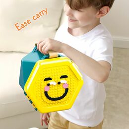 Sluban Bucket Bricks M38-B0829 Kbelík s kostkami zelený - poškozený obal