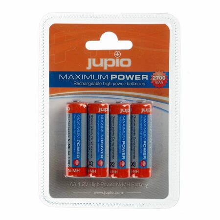 Baterie Jupio AA 2700 mAh (tužkové) 4ks, dobíjecí