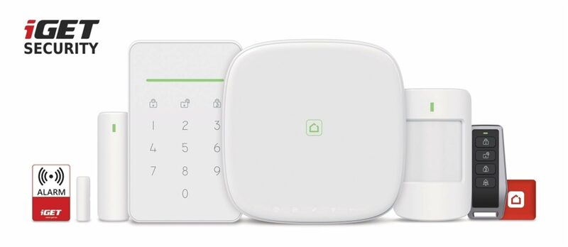 Alarm iGET SECURITY M5-4G Premium Inteligentní zabezpečovací systém 4G LTE/WiFi/Ethernet/GSM, set