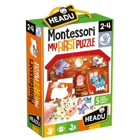 Hra Headu Montessori Moje první puzzle - Farma