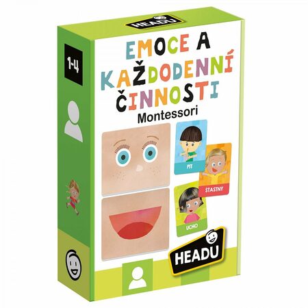 Hračka Headu Montessori Emoce a každodenní činnosti