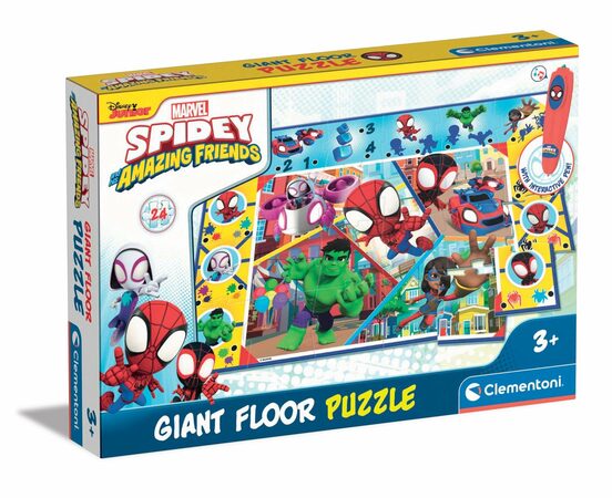 Puzzle Clementoni MARVEL - Velké podlahové puzzle s interaktivním perem