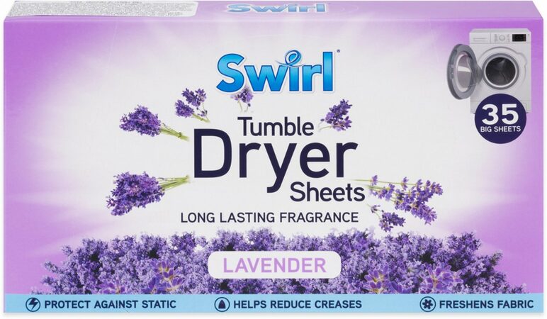 Swirl Lavender ubrousky do sušičky 35 ks