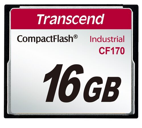 Transcend 16GB INDUSTRIAL CF CARD CF170 paměťová karta (MLC)