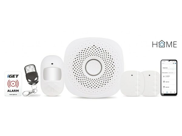 iGET HOME Alarm X1 - Inteligentní bezdrátový systém pro zabezpečení budov, ovlád