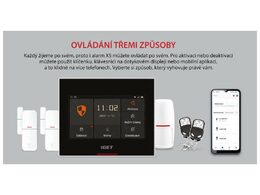 iGET HOME Alarm X5 - Inteligentní bezdrátový systém pro zabezpečení budov, ovlád