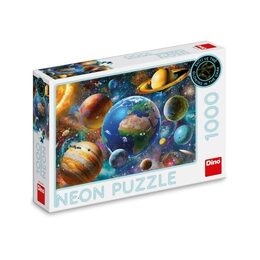 Dino Puzzle Planety neon 1000 dílků