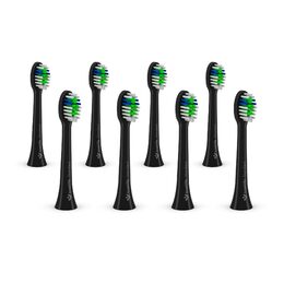 TrueLife SonicBrush Compact-series heads Standard black 8 pack