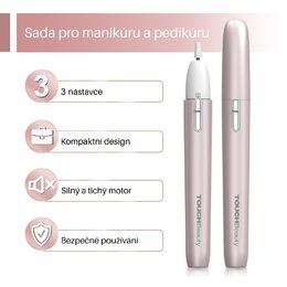 TOUCHBeauty 2035 Bruska na manikúru a pedikúru 3v1