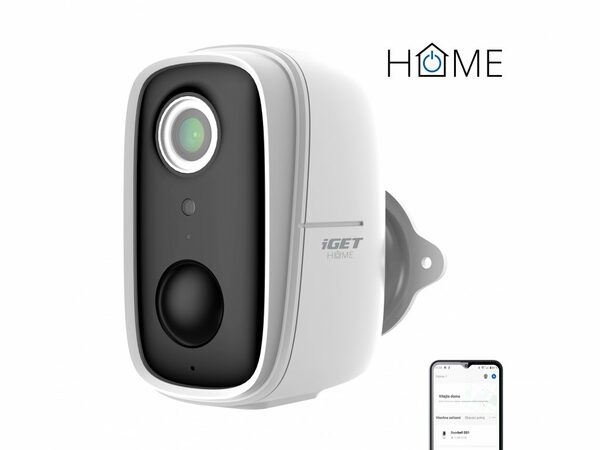 iGET HOME Camera CS9 Battery - Bezdrátová samostatná bateriová venkovní/vnitřní