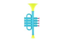 Trubka/Trumpeta plast 25cm 2 barvy v sáčku