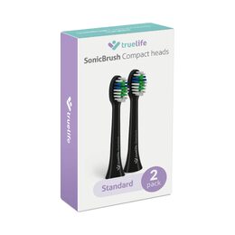 TrueLife SonicBrush Compact Heads Black Standard