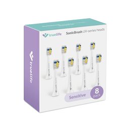 TrueLife SonicBrush UV-series heads Sensitive white 8 pack