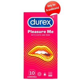 Durex Pleasure Me kondom s vroubky a výstupky 12 ks