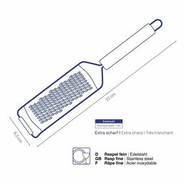 KELA Struhadlo jemné Rondo nerez 3 mm KL-12575