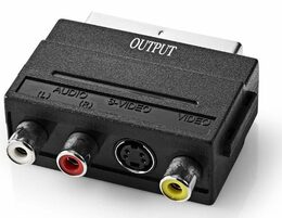 Nedis VGRRU100BK - Video Grabber | A/V kabel / Scart | Včetně softwaru | USB 2.2