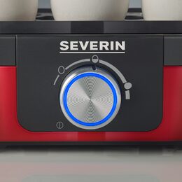 Severin EK 3168 Vajíčkovar 420W, červený nastav.