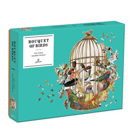 Galison Puzzle Ptačí klec 750 dílků - poškozený obal