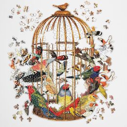 Galison Puzzle Kytice z ptáků 750 dílků