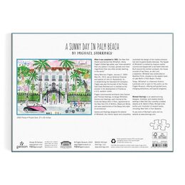 Galison Puzzle Slunečný den v Palm Beach 1000 dílků