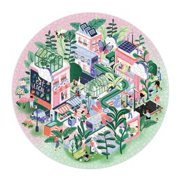 Galison Puzzle Zelené město 1000 dílků