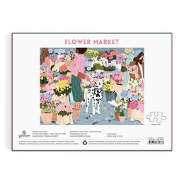 Galison Puzzle Květinový trh 1000 dílků