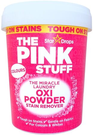 The Pink stuff zázračný prášek na skvrny na barevném i bílém prádle 1000 g