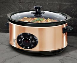 BERLINGERHAUS Pomalý hrnec s poklicí Slow Cooker 3,5 l Black Rose Collection BH-9383