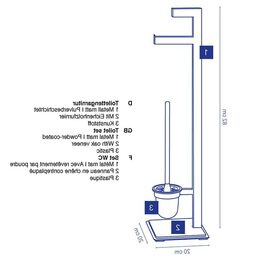 KELA WC sada Dub kov černá KL-24260