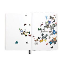 Galison Poznámkový blok - přehlídka motýlů  A5