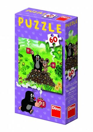Dino Jak Krtek uzdravil myšku 60 dílků puzzle