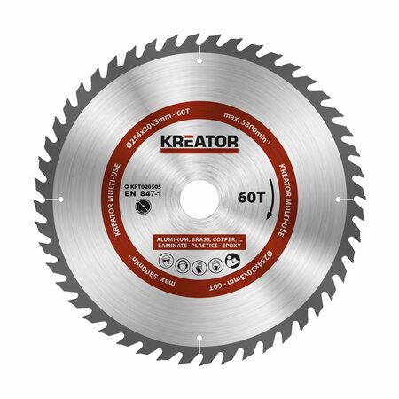 Pilový kotouč Kreator KRT020505 -  univerzální 254mm, 60T