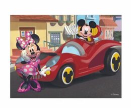 Dino Dřevěné licenční kostky Mickey Mouse – 12 kostek