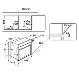 AKZ9 6230WH TROUBA VESTAVNÁ WHIRLPOOL