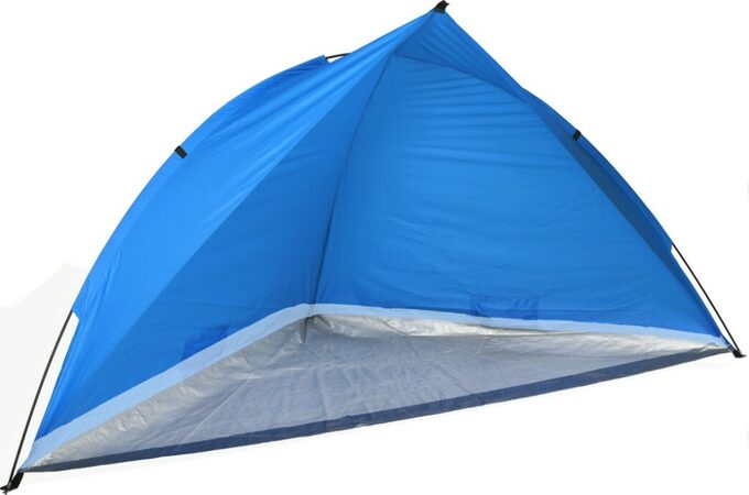 PROGARDEN Plážový stan s UV50+ ochranou 260 x 110 x 110 cm modrá KO-X61900560