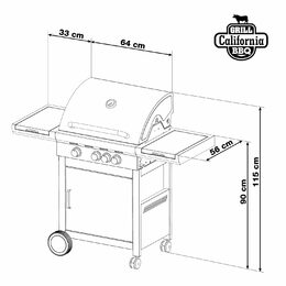 G21 California BBQ Premium line + zdarma redukční ventil