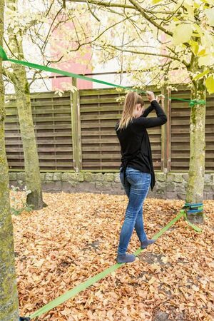 small foot Slackline set (včetně ochrany stromu)