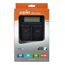 Nabíječka Jupio Duo Charger pro Li-Ion baterie - univerzální  (při použití redukcí)