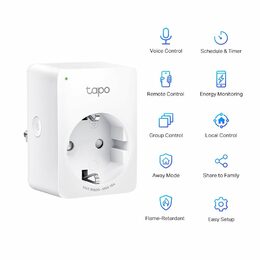 Chytrá zásuvka TP-Link Tapo P110(EU) regulace 230V přes IP, Cloud, WiFi, monitoring spotřeby