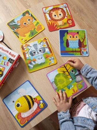 Hračka Liscianigioch Montessori Baby Touch - Puzzle