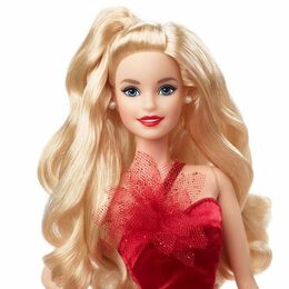 Panenka Mattel Barbie vánoční, blondýnka
