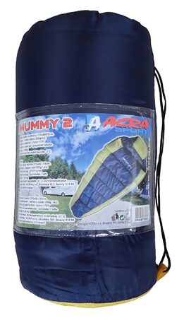 Spacák Acra MUMMY2 210 x 80/55 cm mumie