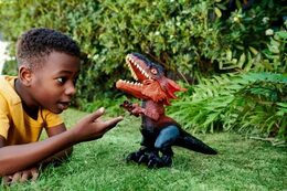 Hračka Mattel JW Ohnivý dinosaurus s reálnými zvuky